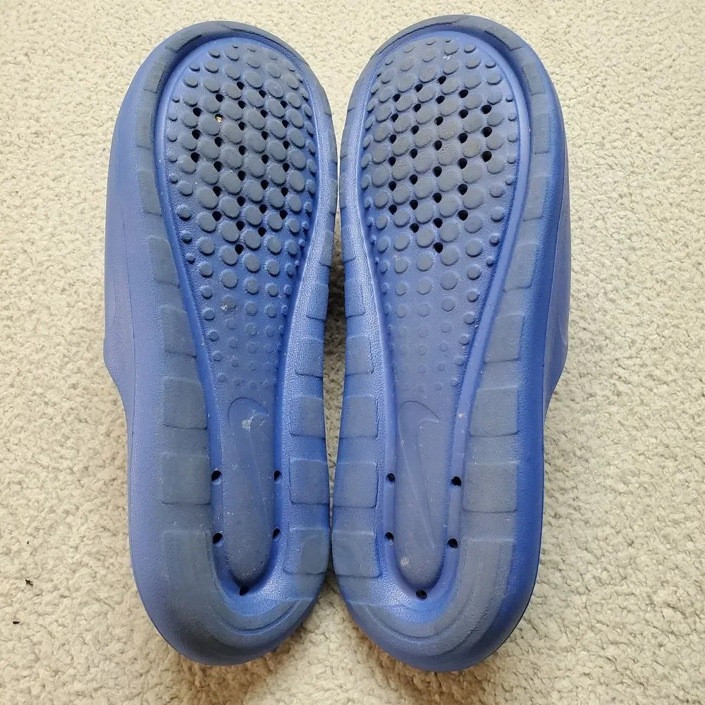 Nike Men's Vitori One Blue Slide Sandals Size 10